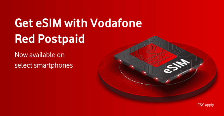e-SIM Cards Vodafone India