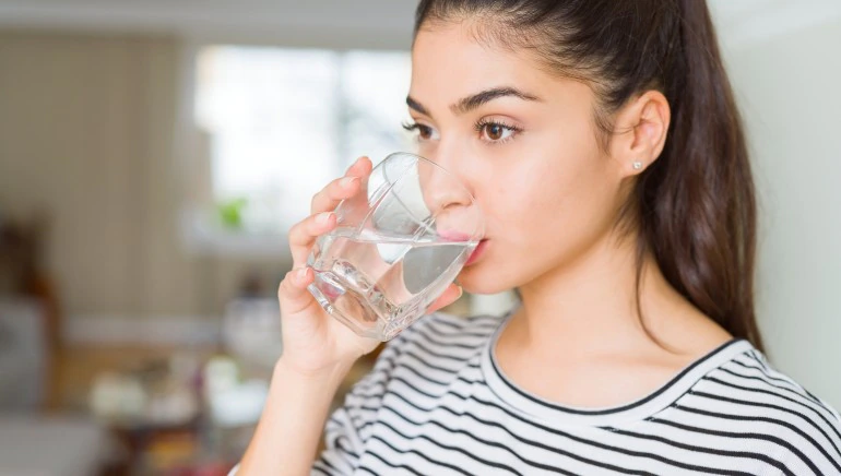 Not drinking enough water Weight loss