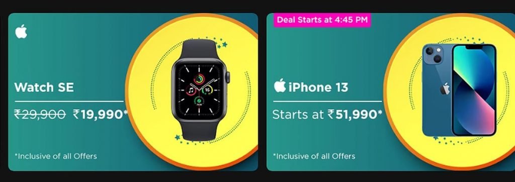 Croma Sale Discount on iPhone 13