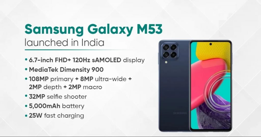 Samsung Galaxy M53 5G Features and Specifications