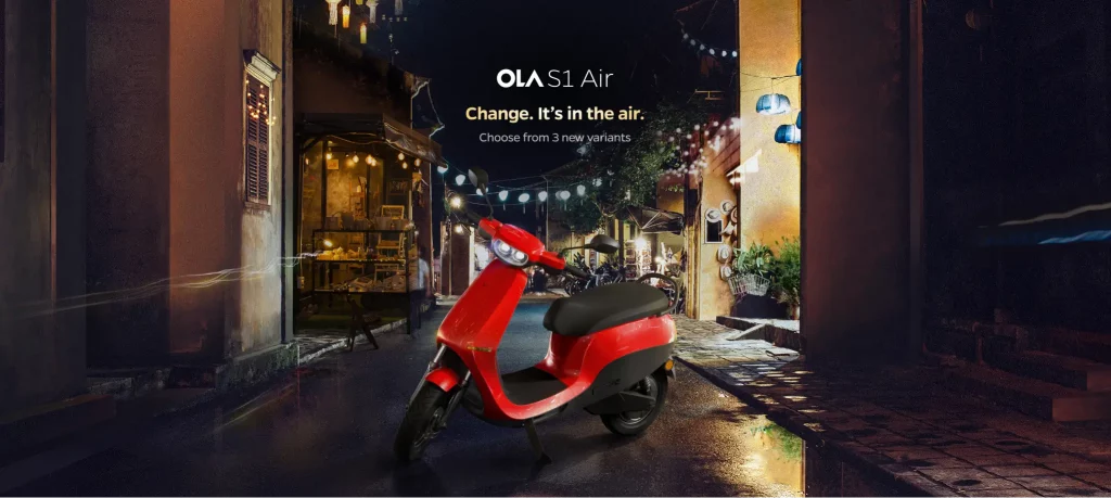 Ola Launches its new S1 Air Model