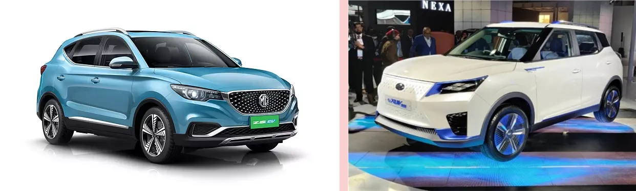 MG ZS EV Excite Electric cars merged